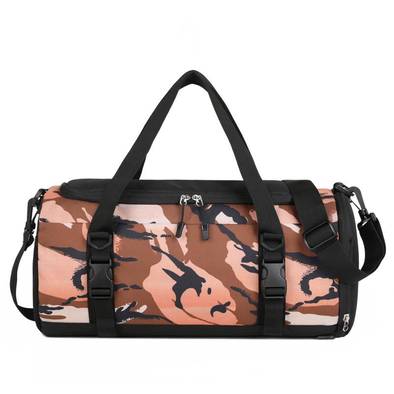 Camouflage Brown Sport Duffle Bags