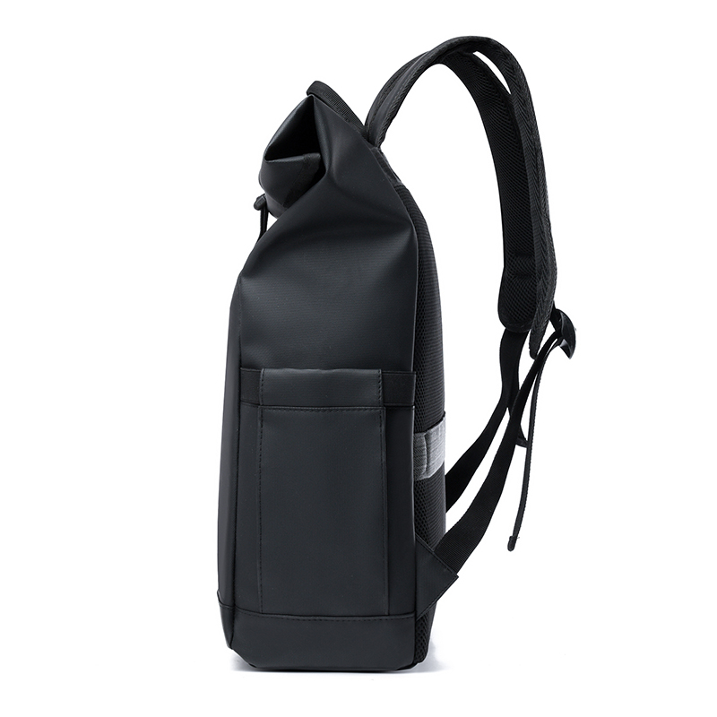 Unisex Trendy Roll Top Laptop Backpack