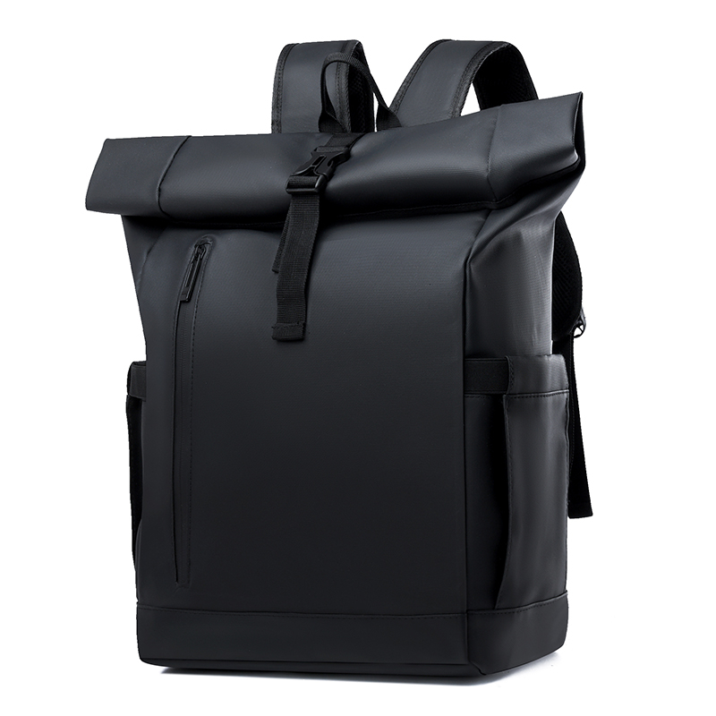Unisex Trendy Roll Top Laptop Backpack