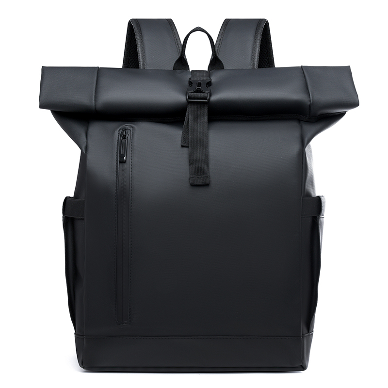 Unisex Trendy Roll Top Laptop Backpack