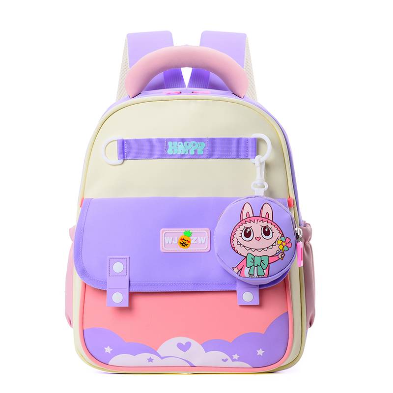 Cartoon Colourful Nylon School Bags