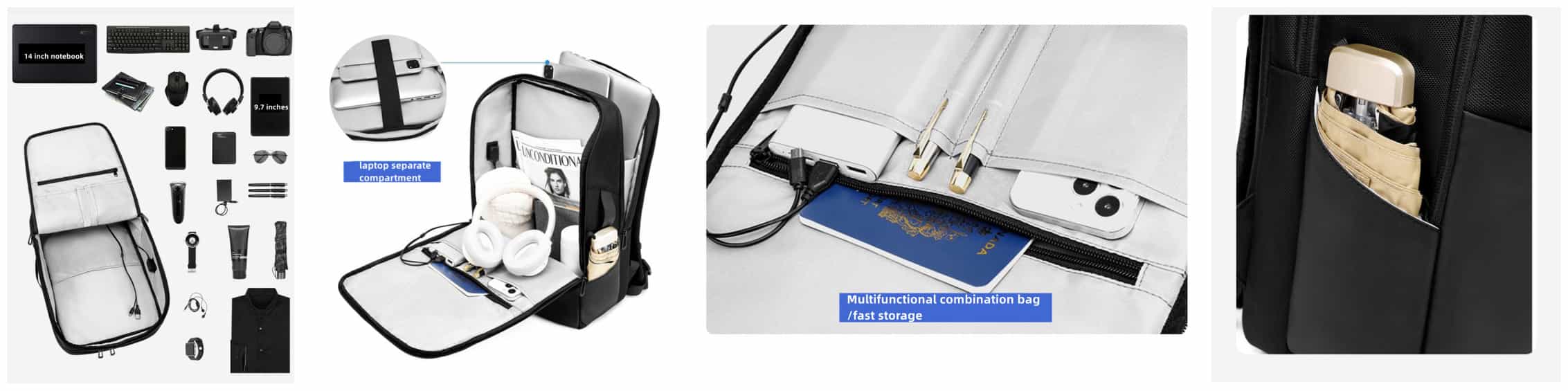 Large Capacity Multifunctional Laptop Backpack