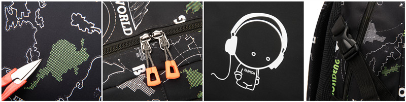 Large Capacity Teenagers High School Bag