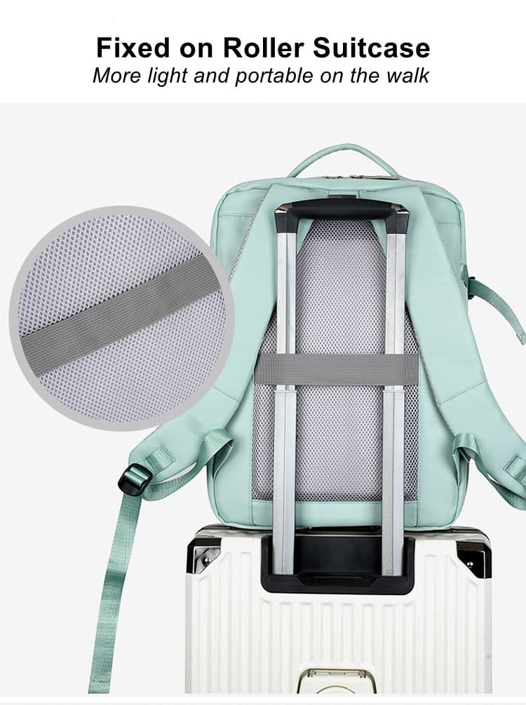 1145 Lightweight  Laptop Backpack Roller Suitcase