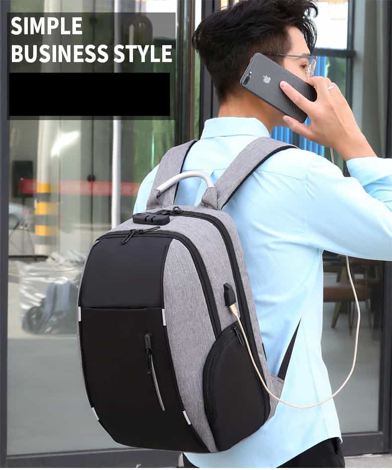 BLH-5505 Waterproof Anti Theft Backpack Model Display
